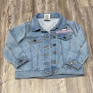 Hello Kitty Light Blue Jean Jacket for Kids